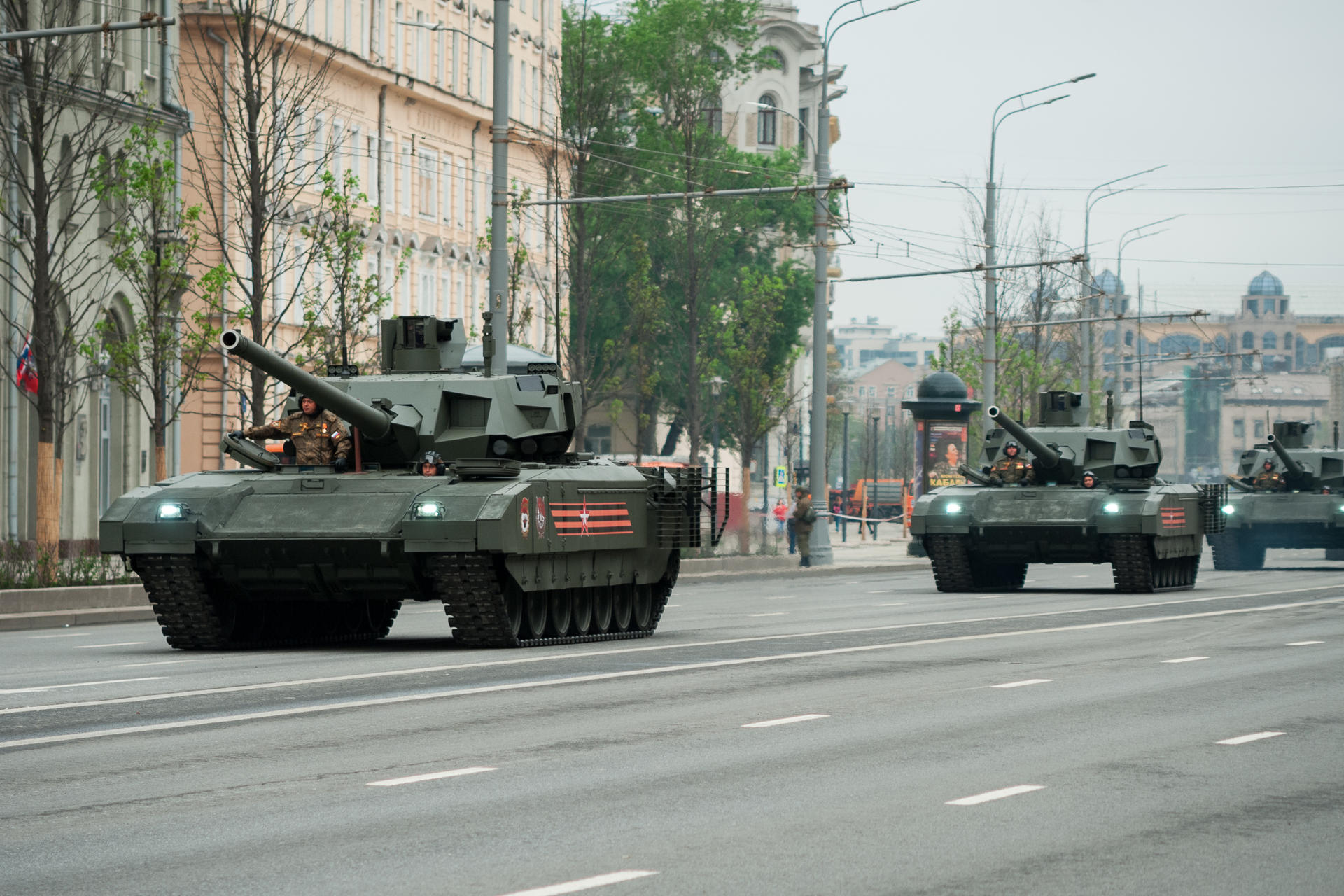 Russische T-14 Armata tanks (foto: Dmitriy Fomin, https://www.flickr.com/people/115922685@N05) Russische T-14 Armata tanks